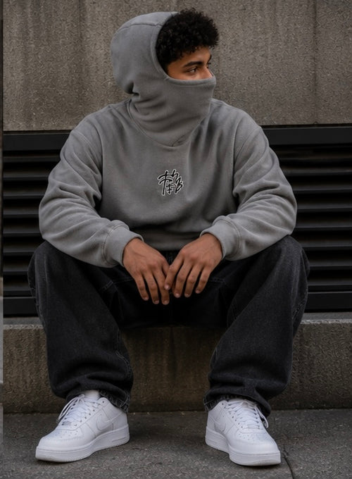 Akira Balaclava Fleece - Grey