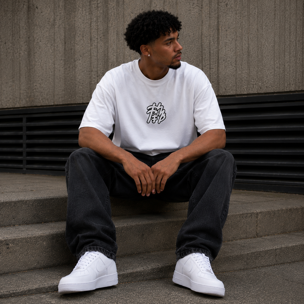Akiro Box Fit T-shirt - White