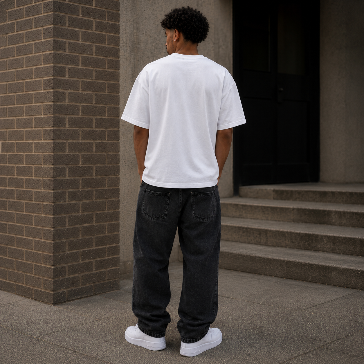 Akiro Box Fit T-shirt - White