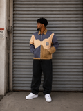 Akiro Oversized 3 Tone Abstract Jacket